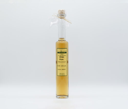 Wilde Plum Pflaumenbrand 40% VOL 0,35l