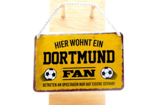 Fußball Fan-Schild "Dortmund"