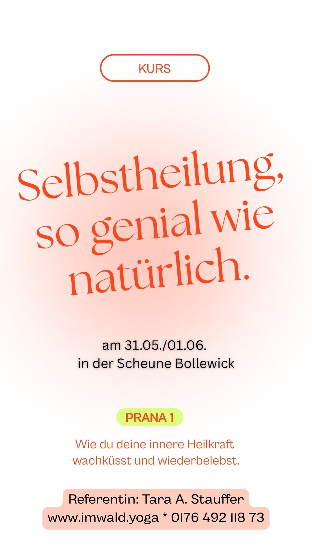 Pra­na-Hei­lung nach GMCKS© (31. Mai - 1. Juni): Alles in Ihnen strebt nach Gesundheit. Das müs­sen Sie nicht glau­ben. Das haben Sie selbst erlebt.   Pflas­ter haben die auf­ge­schürf­ten Knie Ihrer Kind­heit nicht geflickt. Statt­des­sen haben Sie ein … <a href="https://www.bauernladen-mv.de/">Weiterlesen</a>